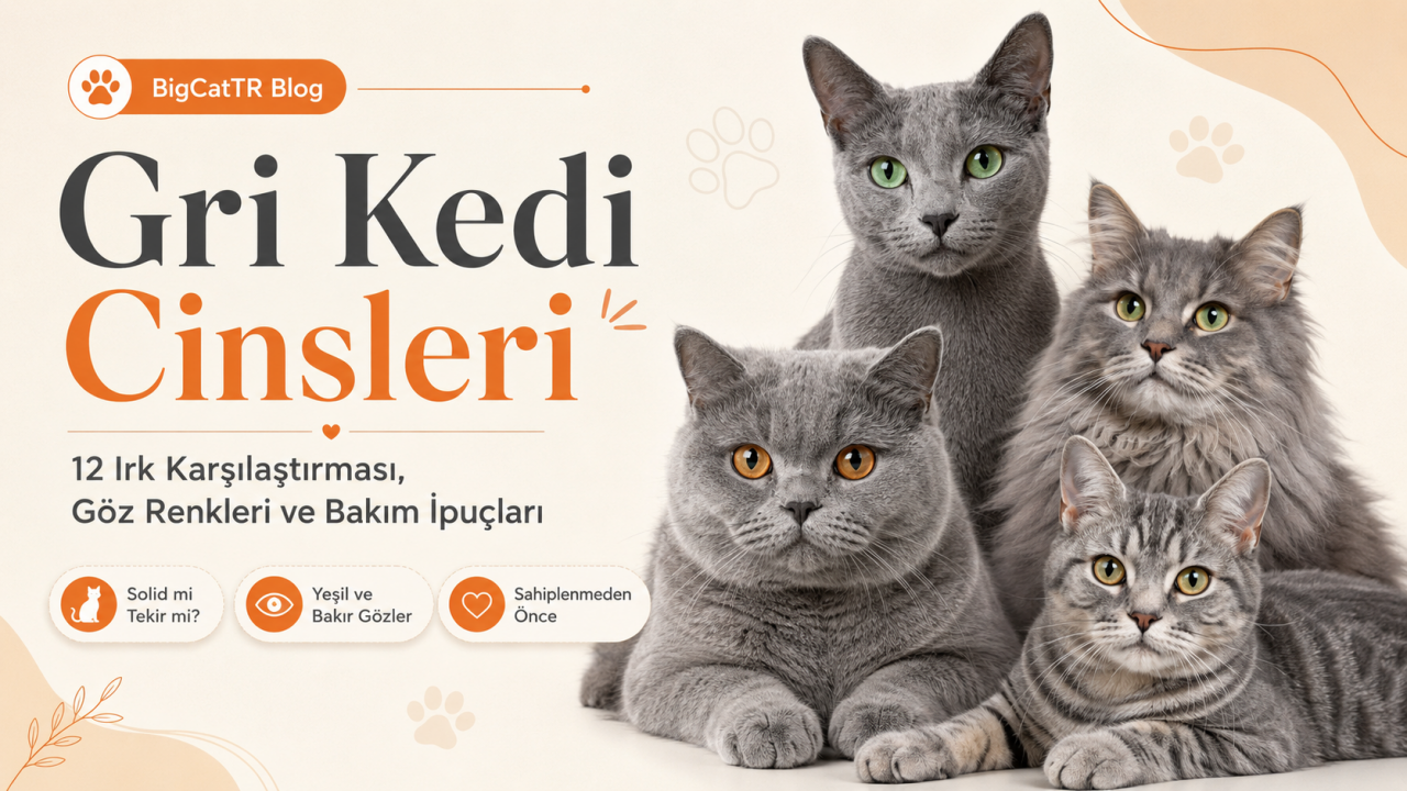 Gri Kedi Cinsleri: En Popüler Gri Tüylü Kediler