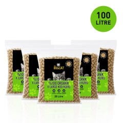 BigCat XLarge Organik Kedi Kumu 100 litre